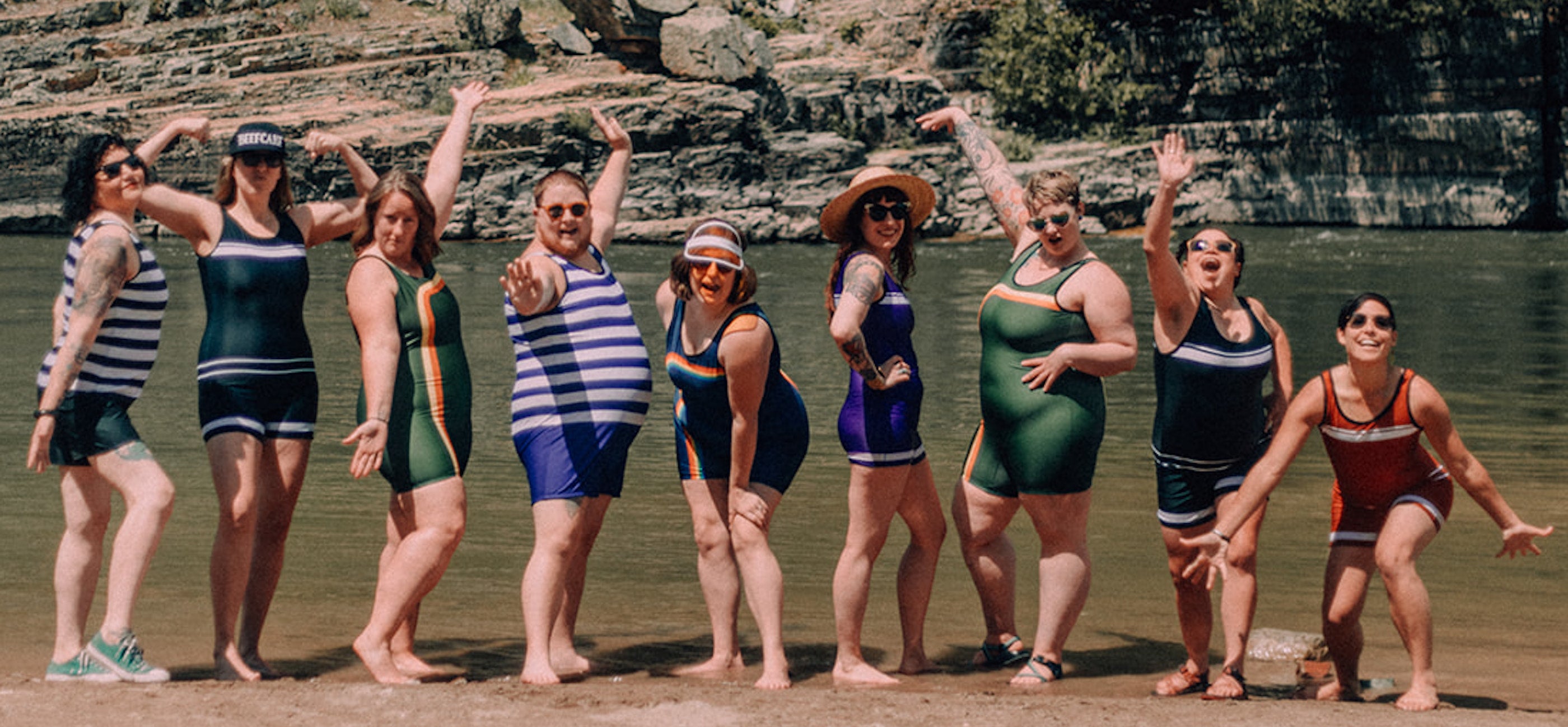 Beefcake Swimwear Sustainable gender neutral swimsuits